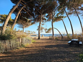 T2 paisible, wifi, proche plage et pinède
